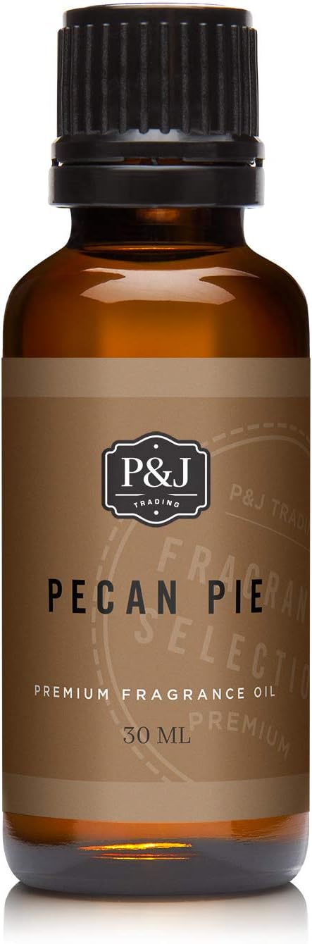 P&J Trading - Pecan Pie Scented Oil 30ml - Fragrance Oil for Candle Making, Soap Making, Diffuser
