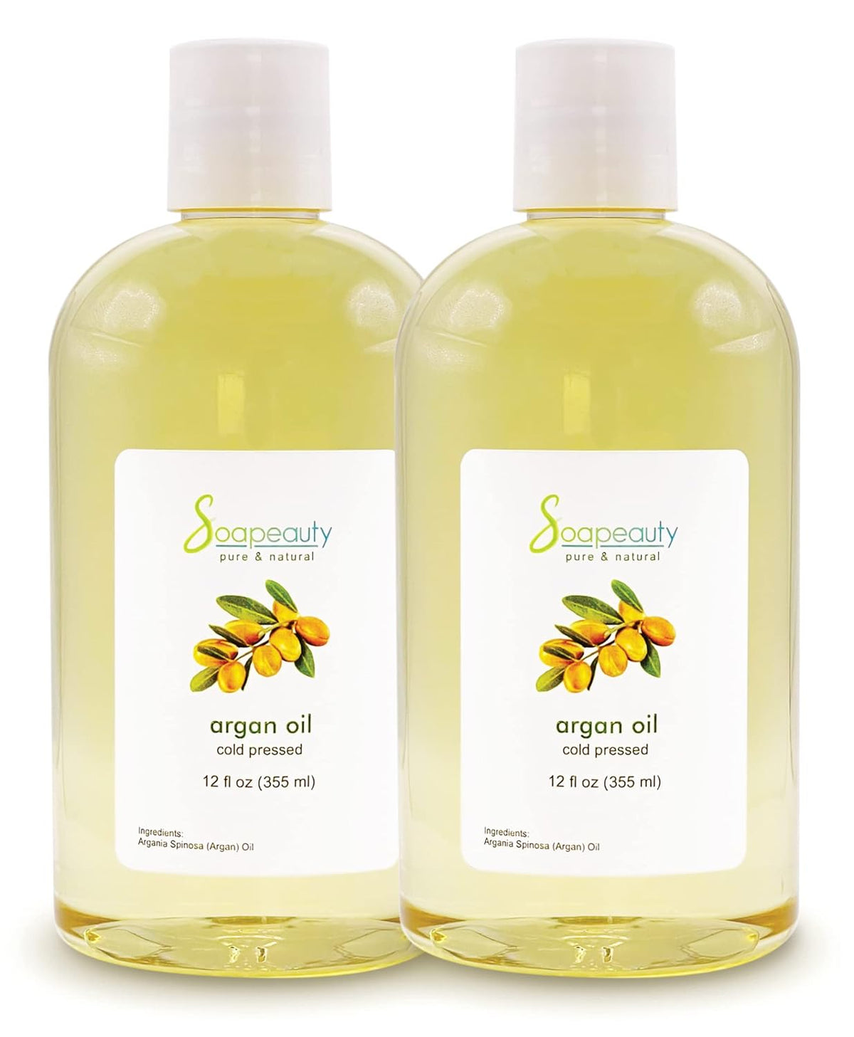 Soapeauty Cold Pressed Refined ARGAN OIL | 100% Natural & Pure | Carrier for Essential Oils, Argan