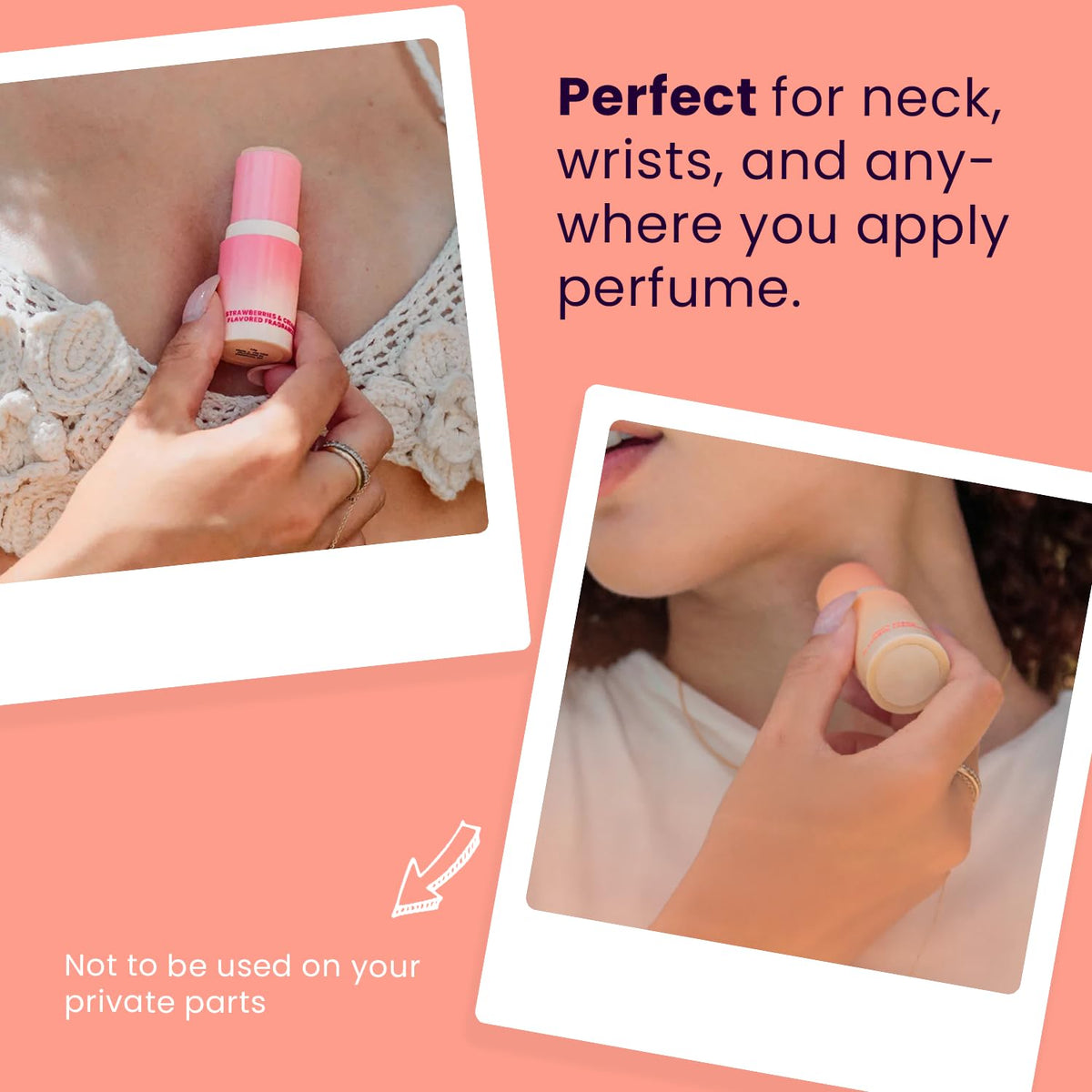 SweetSpot Flavored Solid Perfume Stick, Portable Travel Perfumes for Women, Long Lasting