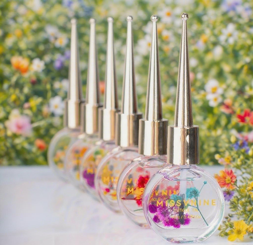 Vitamin E Enriched Cuticle Oil 6 Pack - Prevent Hangnails & Strengthen Nails with Sweet Almond +