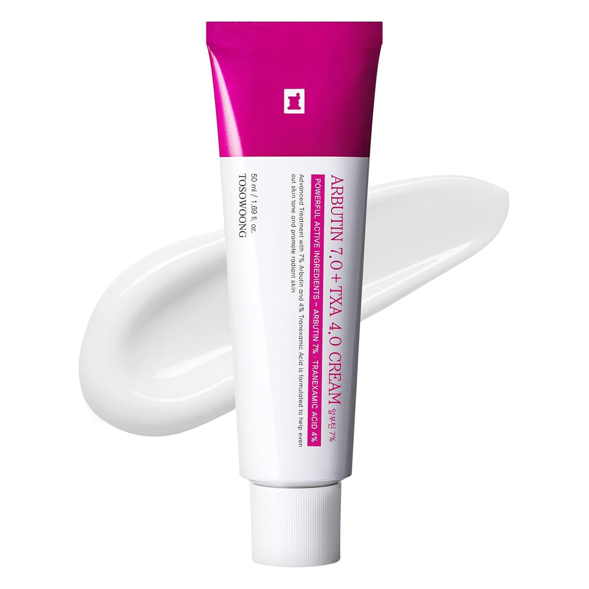 Arbutin 7% + Tranexamic Acid 4% Cream, 70,000ppm Arbutin, 40,000ppm TXA, Niacinamide, Glutathione