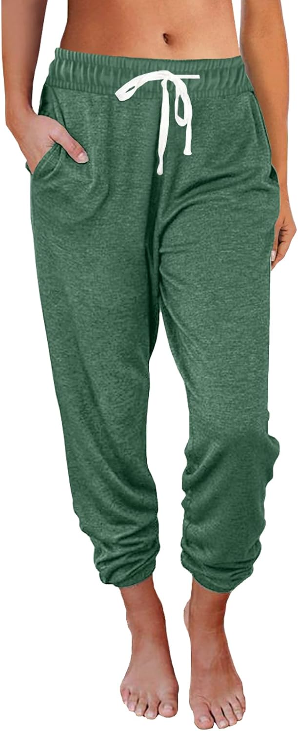 AUTOMET Sweatpants Women with Pockets Lounge Pajama Travel Pants Work Joggers Fall Clothes Winter
