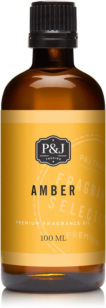 P&J Trading Fragrance Oil | Amber Oil 100ml - Candle Scents for Candle Making, Freshie Scents, Soap