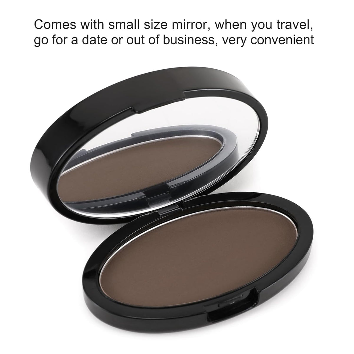 Boobeen Eyebrow Seal Stamp Powder - Waterproof 3 Seconds Eye Make Up Nature Coloring Kit - Creates