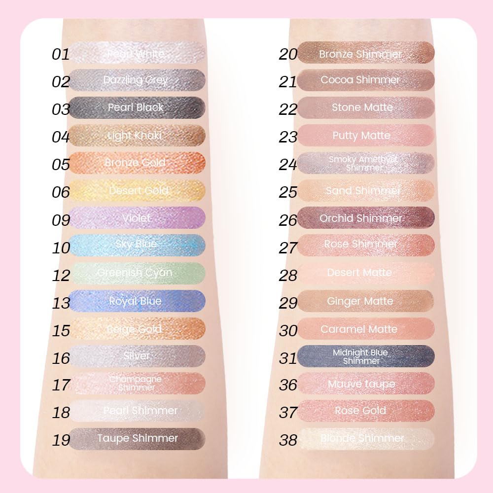 Kaely 2in1 Cream Eye Shadow Brightener Sticks for Eyes, Pencil Eyeshadow Applicator Stick