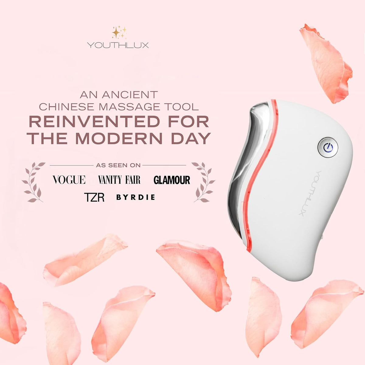 ProSculpt Heated Gua Sha Facial Massager – Electric Guasha Tool for Face Sculpting, Relaxation &