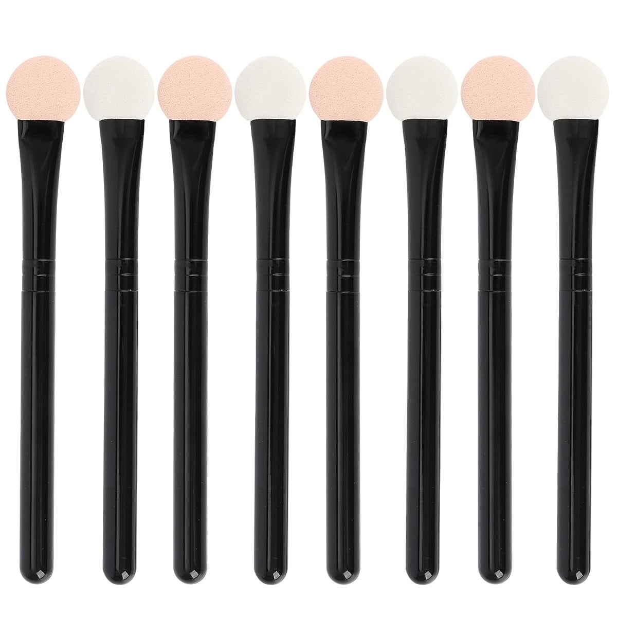 Eyeshadow Applicators Double Sided Sponge Makeup Brushes Reusable 8Pcs Round Foam Eye Shadow