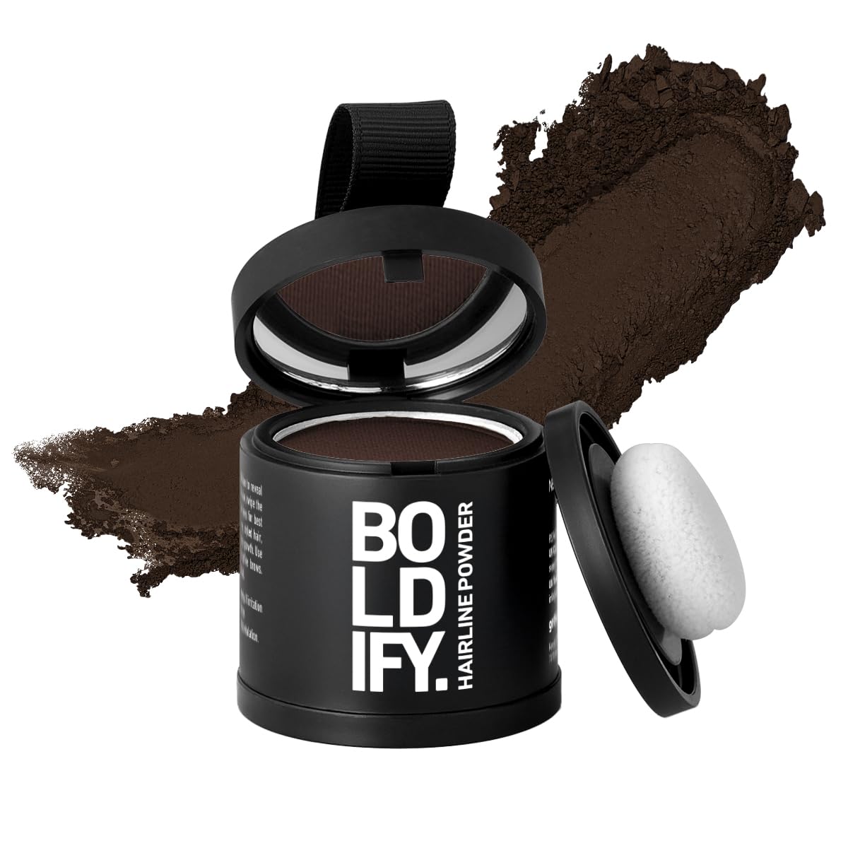 BOLDIFY Hairline Powder (LARGE, 10g) - Root Touch Up Hair Color for Gray Coverage - Bald Spot