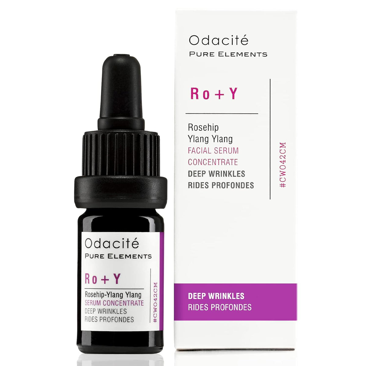 Odacité Anti Aging Serum Concentrate with Rosehip + Ylang-Ylang - Lightweight Facial Serum For