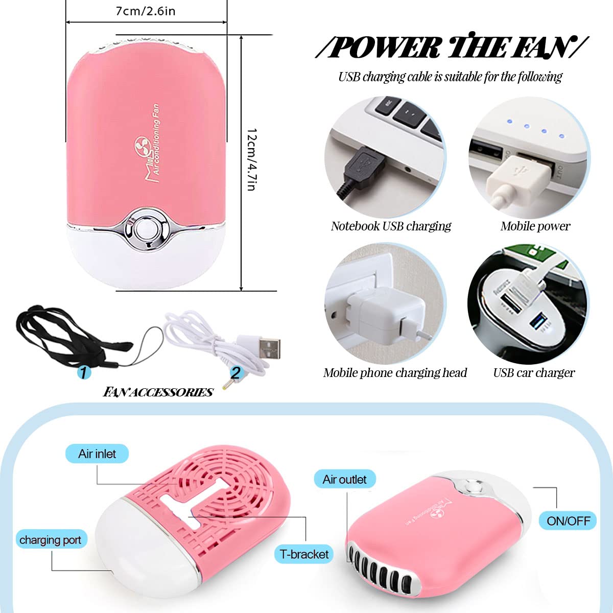 Lash Extension Kit Professional USB Eyelash Fan Individual 0.07D Curl Mix 8-15mm Extra Strong Glue