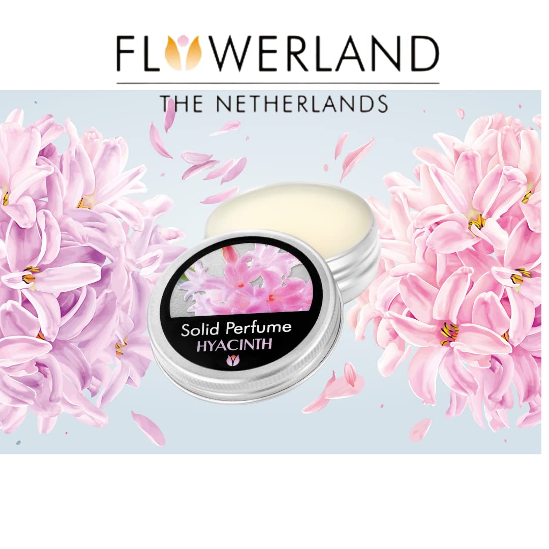 Flowerland Solid Perfume - Portable Pocket Balm Perfume Perfect for Travel Use - Natural Fragrance
