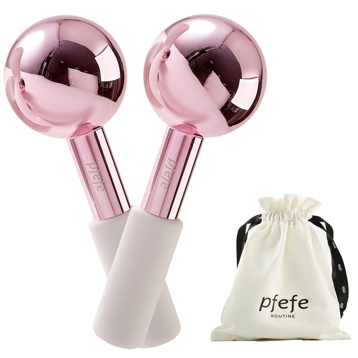 Ice Globes for Face & Eyes, Unbreakable Stainless Steel Cryo Sticks for Beauty Routines, Facials