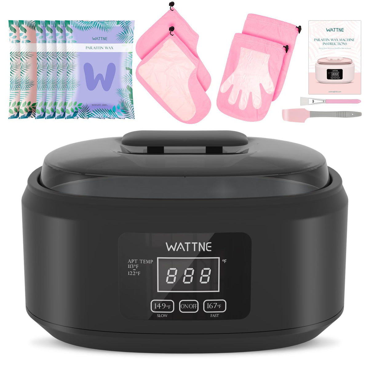 Paraffin Wax Machine for Hand and Feet -Paraffin Wax Warmer Moisturizing Kit Auto-time and Keep