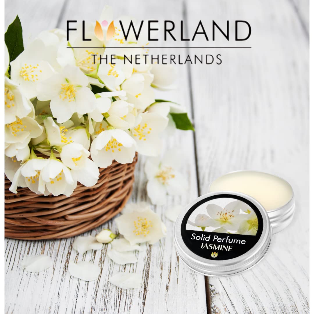 Flowerland Solid Perfume - Portable Pocket Balm Perfume Perfect for Travel Use - Natural Fragrance
