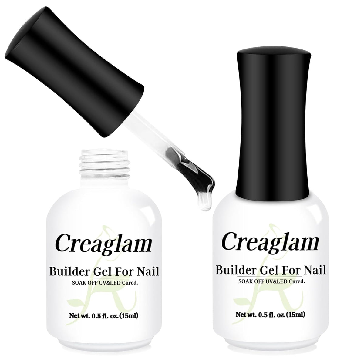 Women Builder Gel for Nails: 2Pcs 7 in 1 Clear Builder Nail Gel Set for Fast Nail Art Set DIY Home