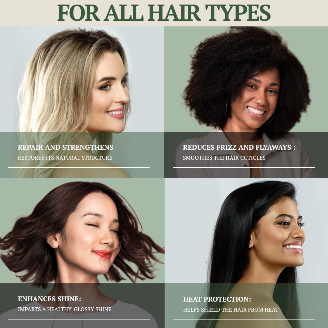 Fiora Naturals Tea Tree Oil for Hair and Scalp - with Jojoba, Grape Seed & Castor Oils - Helps hair