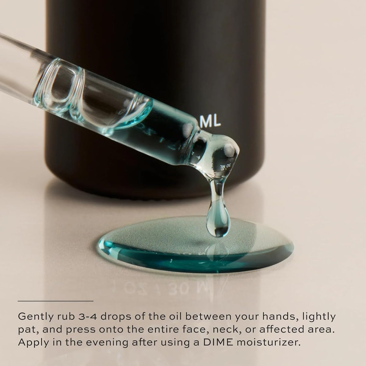 DIME Beauty Blue Facial Oil, 1 oz / 30 mL - Blemish Spot Treatment with Blue Tansy, Black Cumin