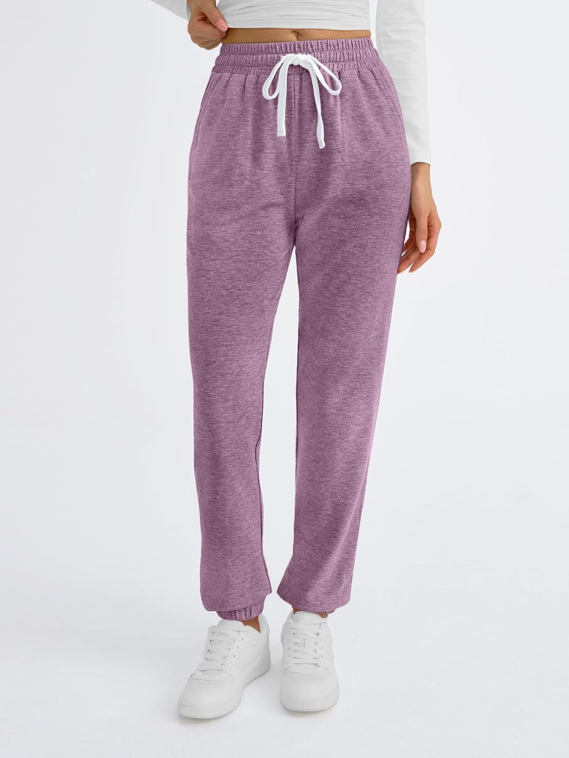 AUTOMET Sweatpants Women with Pockets Lounge Pajama Travel Pants Work Joggers Fall Clothes Winter