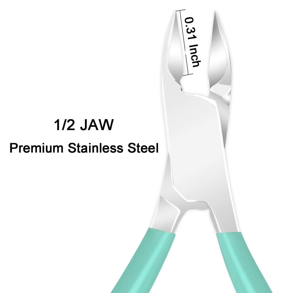 Ejiubas Cuticle Trimmer with Cuticle Pusher Cuticle Nipper Professional Grade Stainless Steel