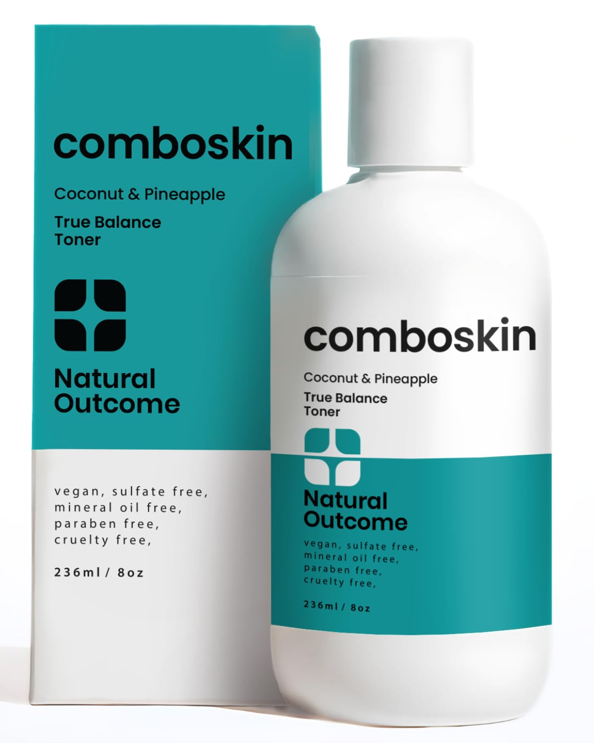 Combination Skin Balancing Face Toner | Alcohol Free Witch Hazel Facial Astringent w/Hydrating Aloe