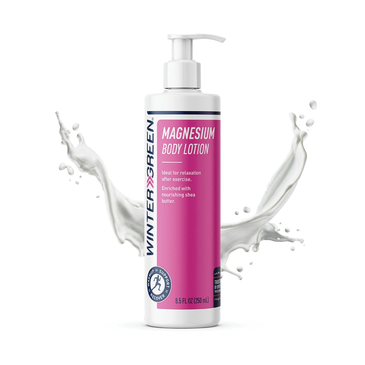 Wintergreen Magnesium Body Lotion, 8.5oz – Arnica, Menthol for Muscle Recovery, Soothing and