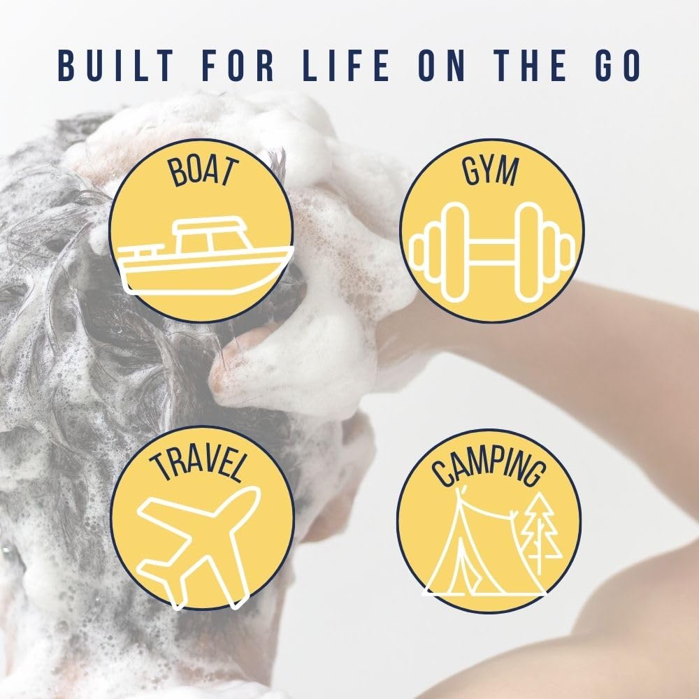 MACKENZIE'S Captain's Signature Shampoo Bar - Gifts for Fishermen - Gifts for Men - Deep Cleaning
