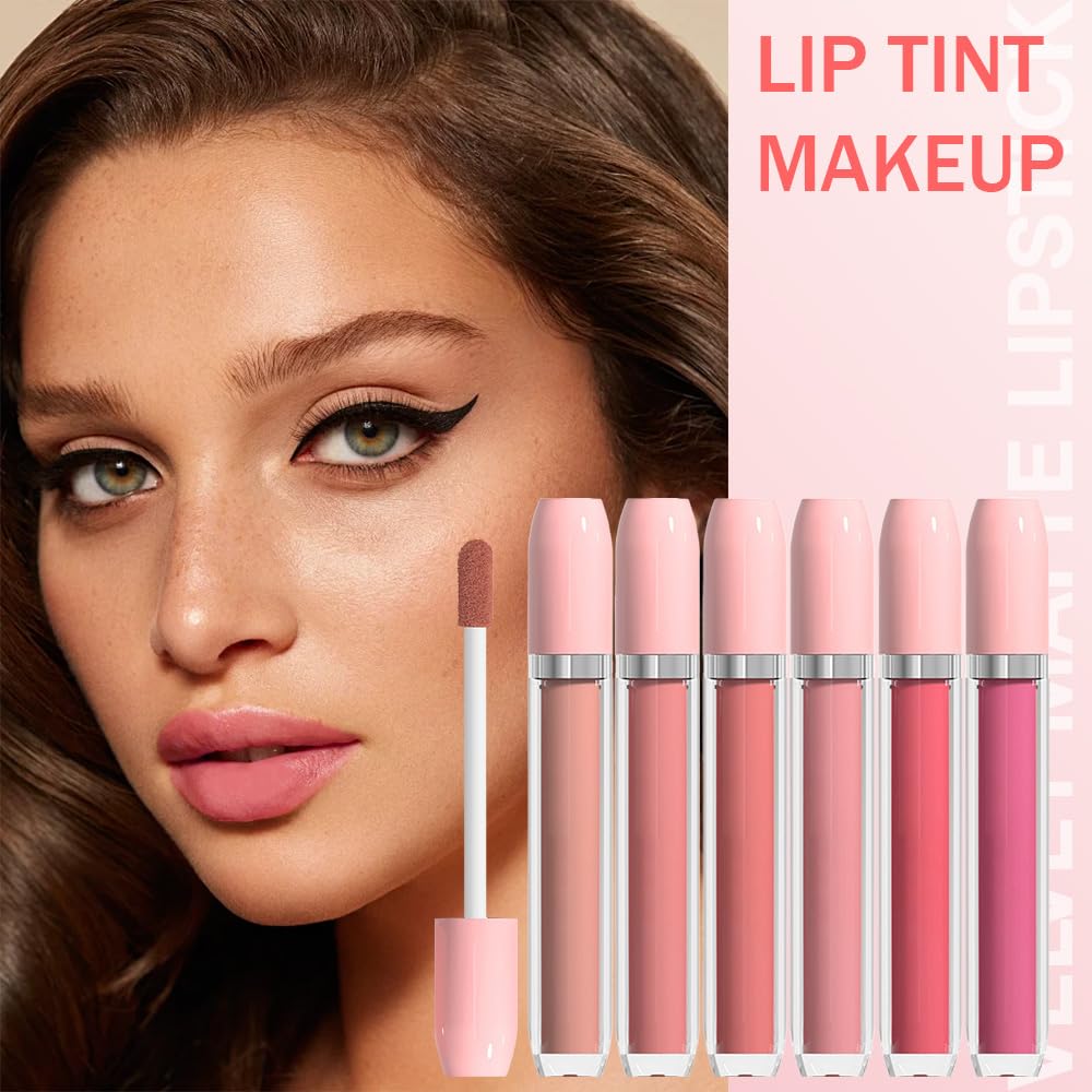 BINGBRUSH Super Matte Longwear No-Budge Stay On Smudge Proof Liquid Lipstick Long Lasting Makeup