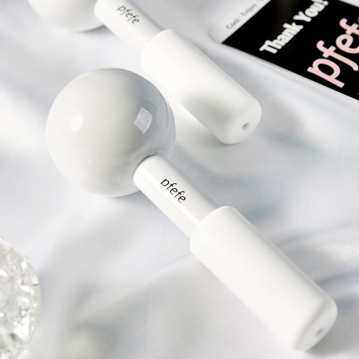 Ice Globes for Face & Eyes, Unbreakable Stainless Steel Cryo Sticks for Beauty Routines, Facials