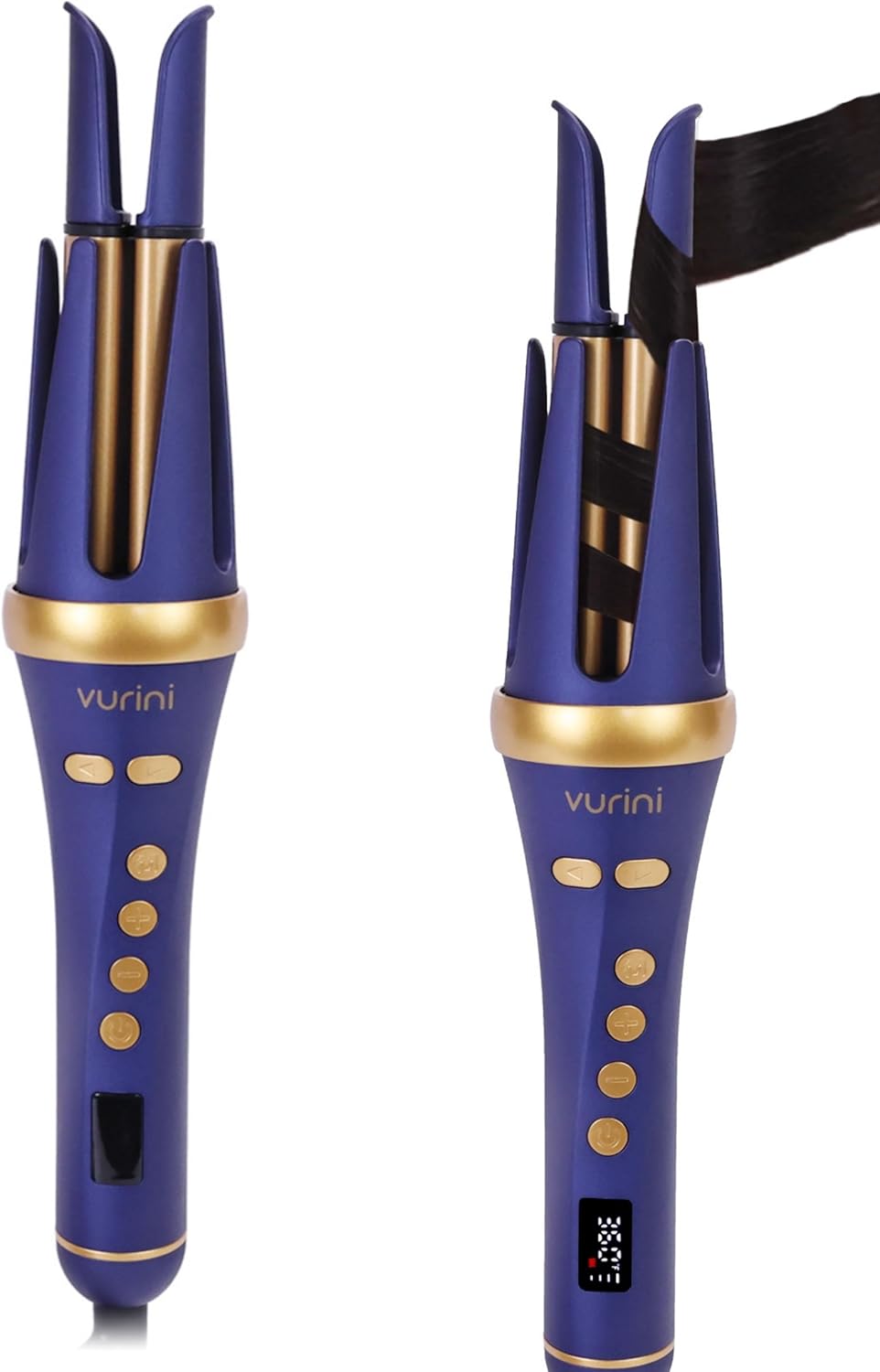 Automatic Curling Iron - 1.25" Rotating Curling Wand with 7 Temp. & 5 Timers Setting for Different