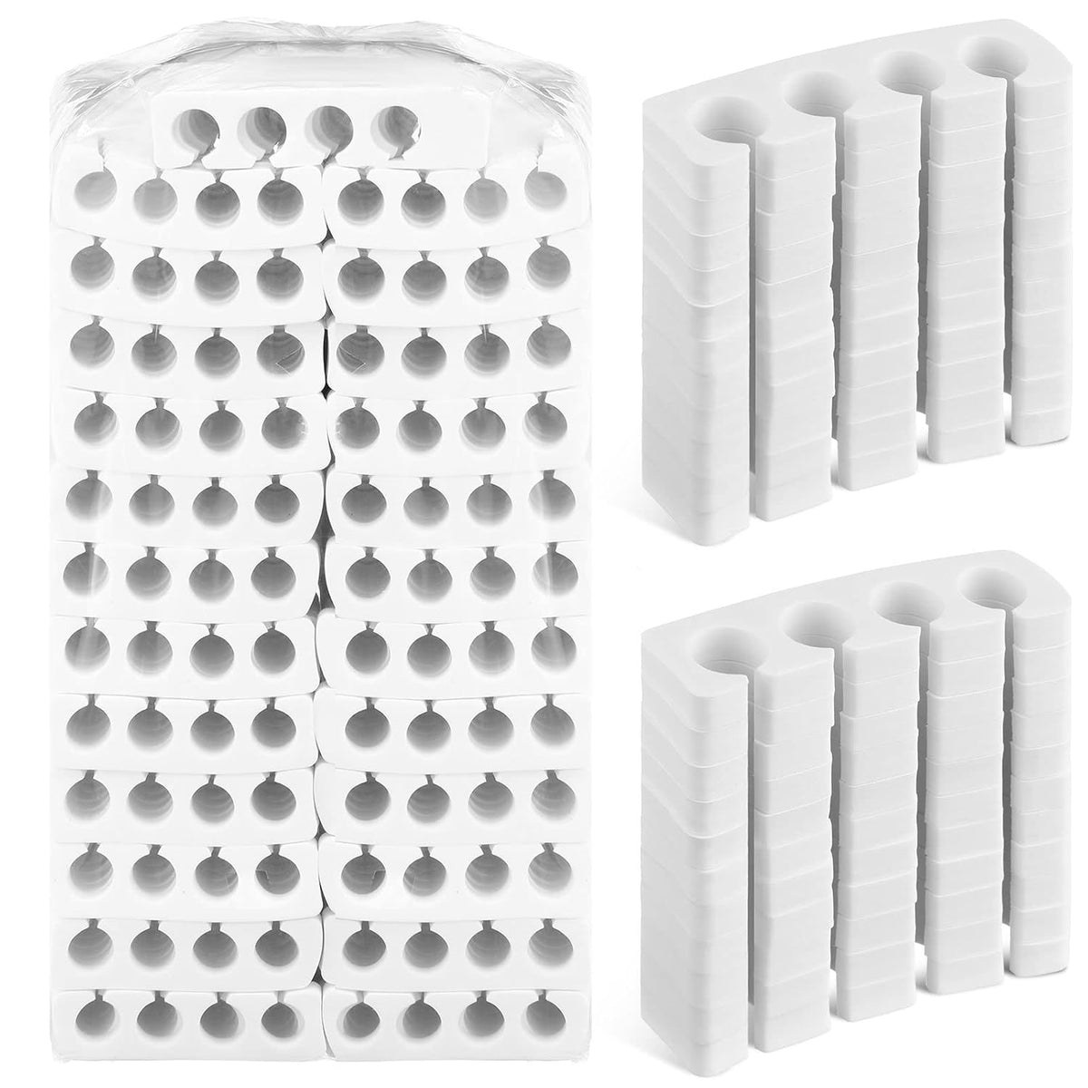 300 Pcs Toe Separators for Nail Polish Bulk Toe Separator Pedicure Correct Foot for Men Women Nail