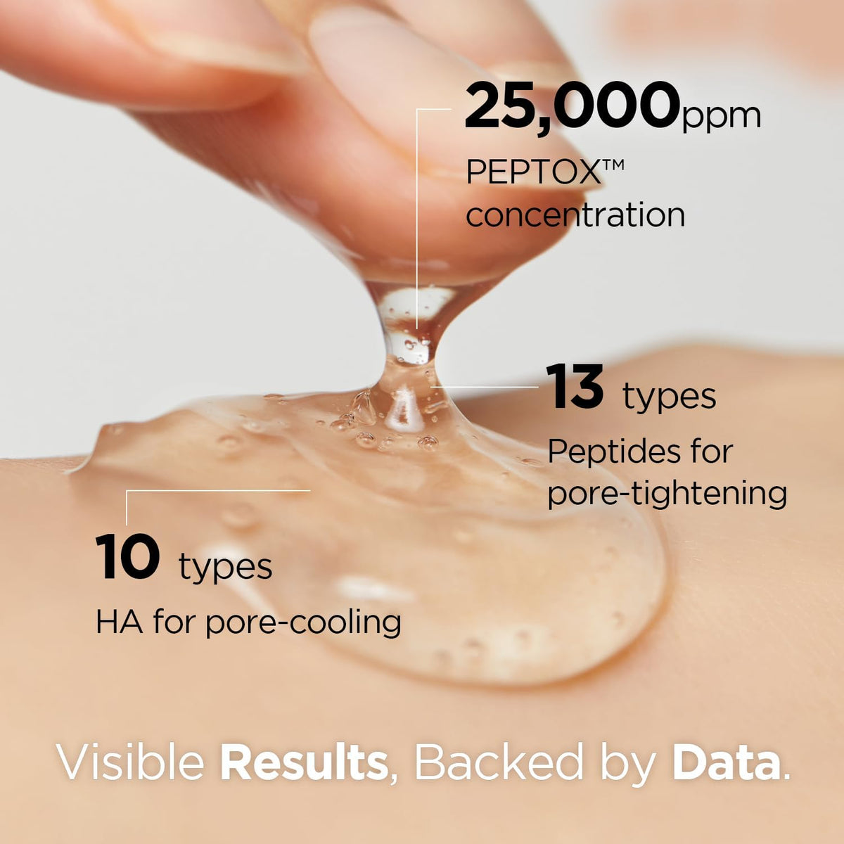 Dr.ninteen V.Peptox Jelly Tonerㅣ13 Peptides 25,000ppm + 10 Hyaluronic Acid(HA) + ExosomeㅣEssence