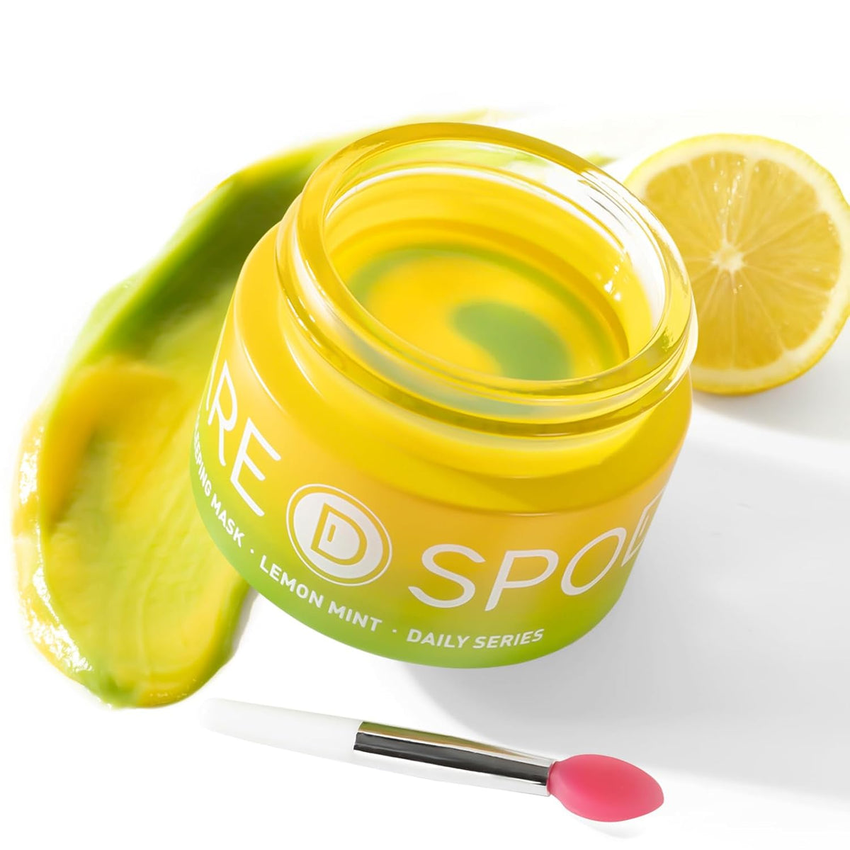 Lip Mask, Overnight Lip Sleeping Mask, Lip Moisturizer for Dry Cracked Lips Care, Dual-Color Korean
