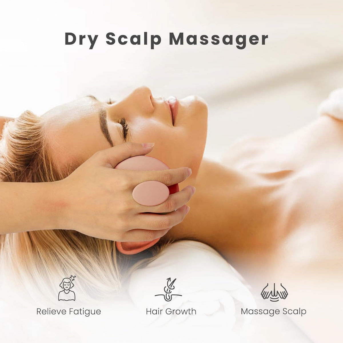AIMIKE Scalp Massager - Silicone Shampoo Brush for Hair, Dandruff Removal & Hair Growth Stimulator