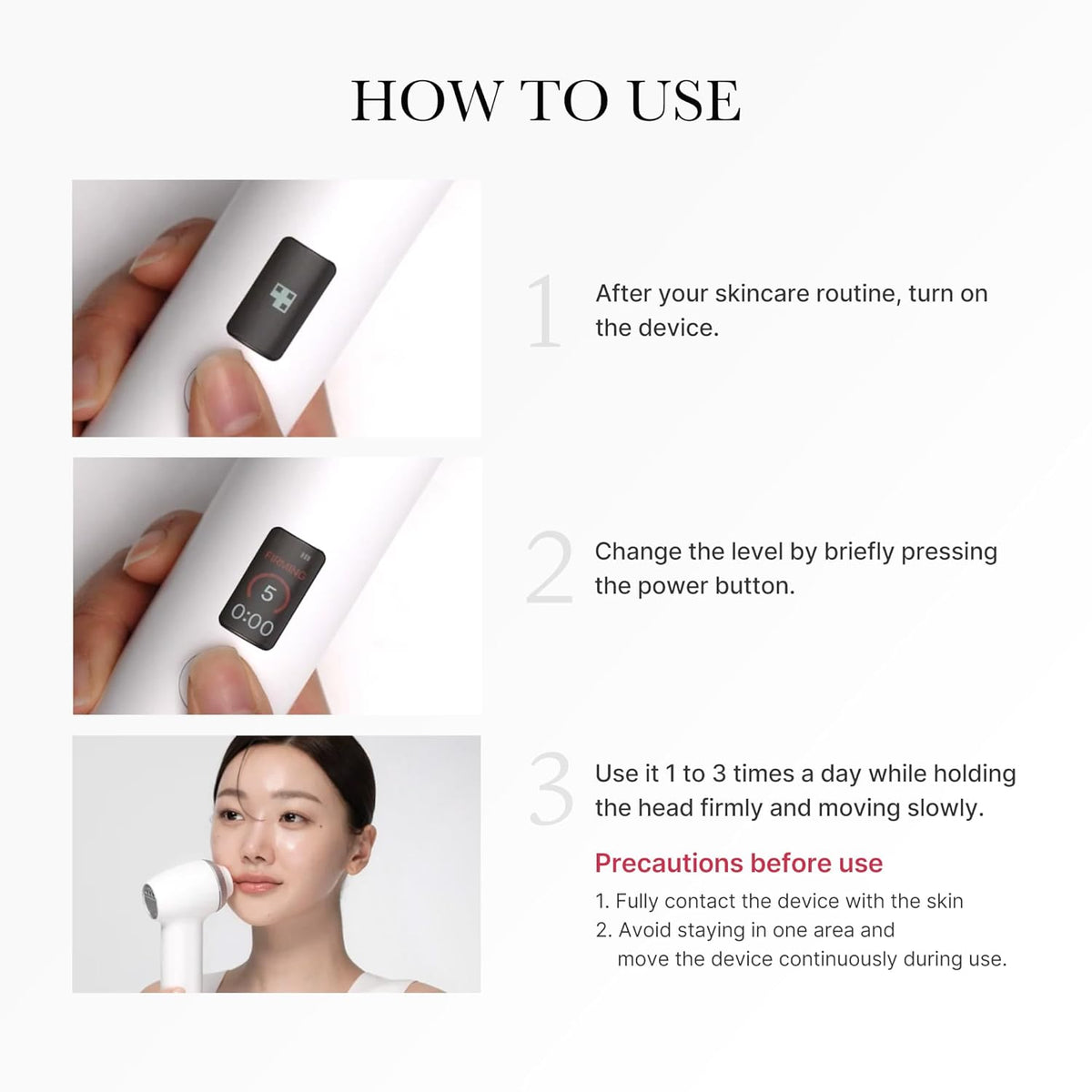 Medicube Age-R Ultra Tune 40.68 | High-tech 2 in 1 skin care tool - Skin elasticity, Line care