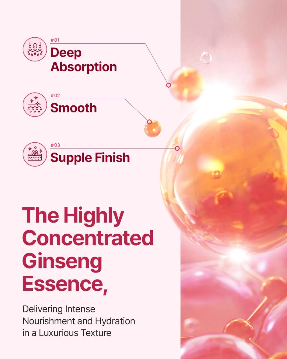 Donginbi Red Ginseng Daily Defense Essence - Firming & Skin Barrier Repair Serum for Dry Skin