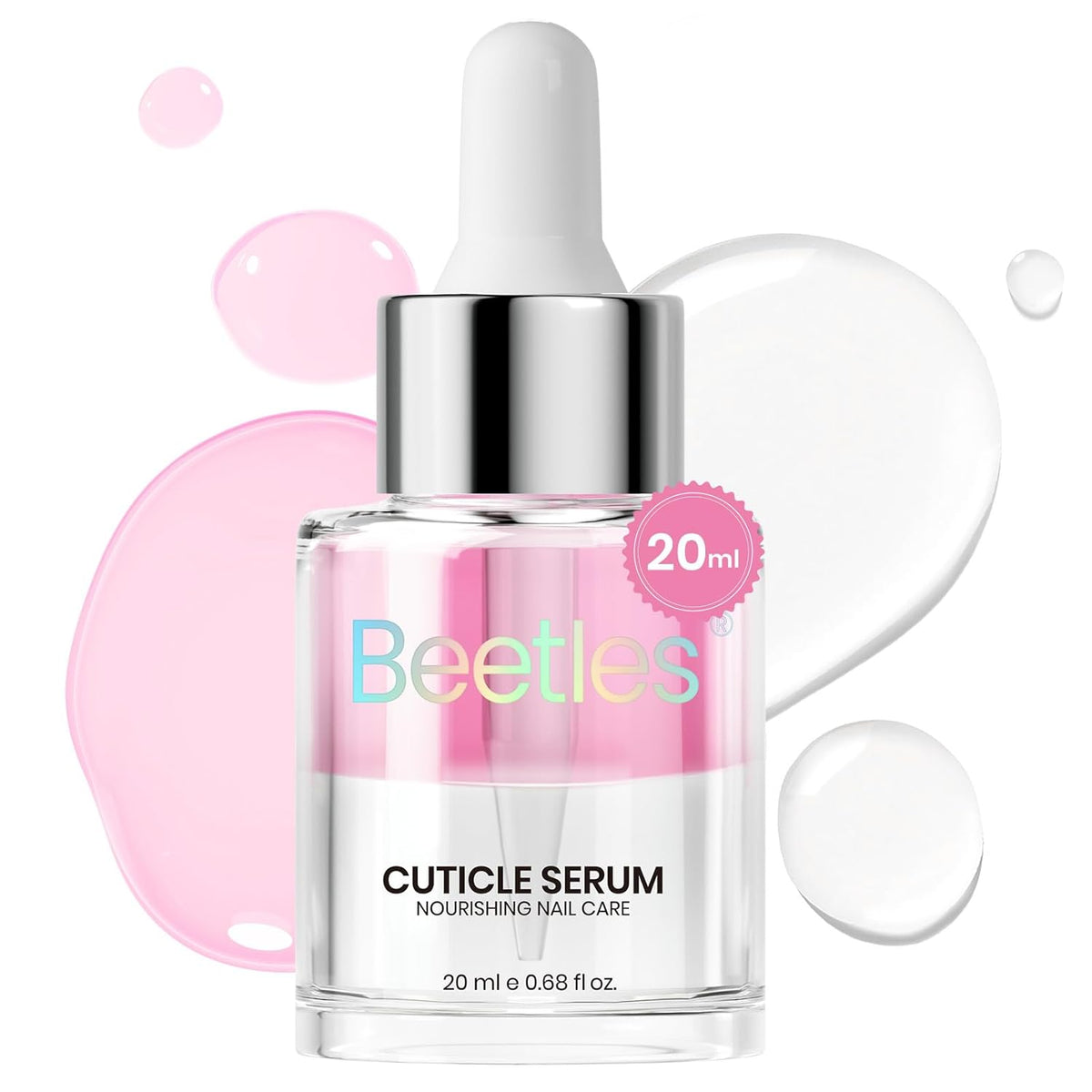 Beetles Cuticle Oil For Nails - 20ml Nail Care Strengthener Oil Stronger Nails Spa and Hand