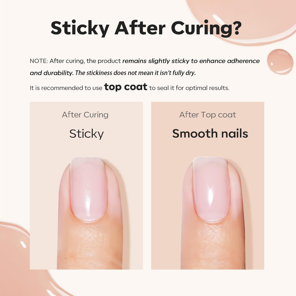 modelones 8-in-One Builder Nail Gel, Neutral Nude Builder for Thickening, LED Lamp Cured Hard