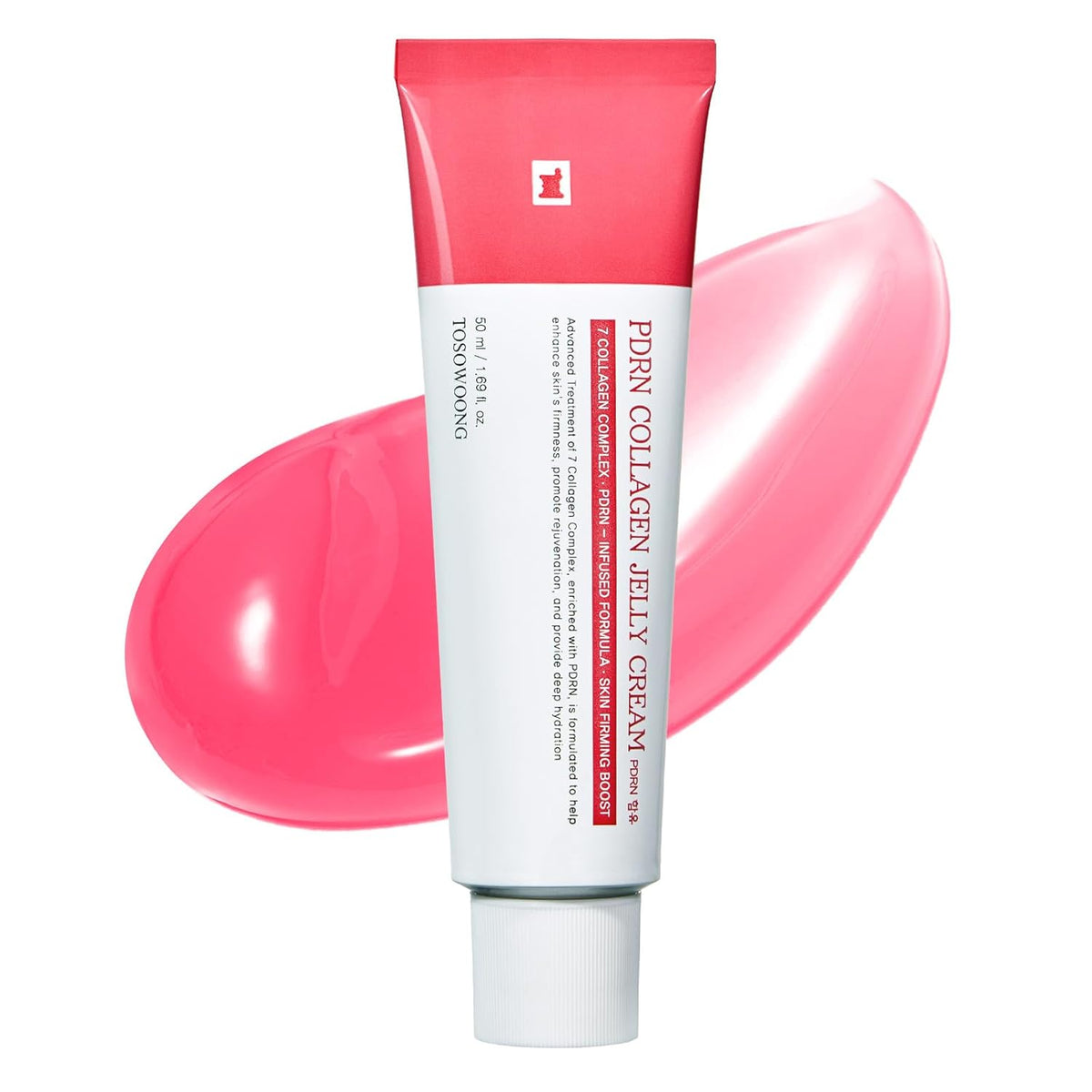 PDRN Collagen Jelly Cream, 5,000ppm Salmon DNA PDRN, Niacinamide, Hydrolyzed Collagen, Glow