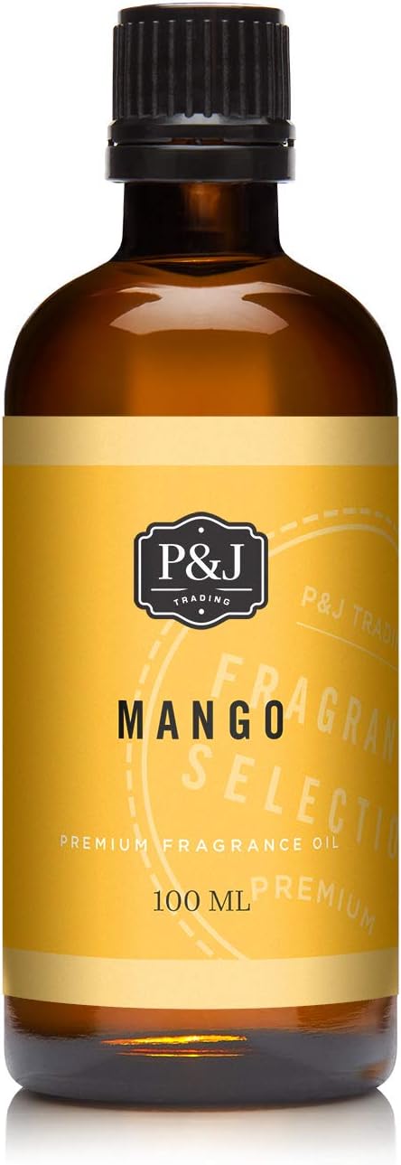 P&J Trading Fragrance Oil | Mango Oil 100ml - Candle Scents for Candle Making, Freshie Scents, Soap