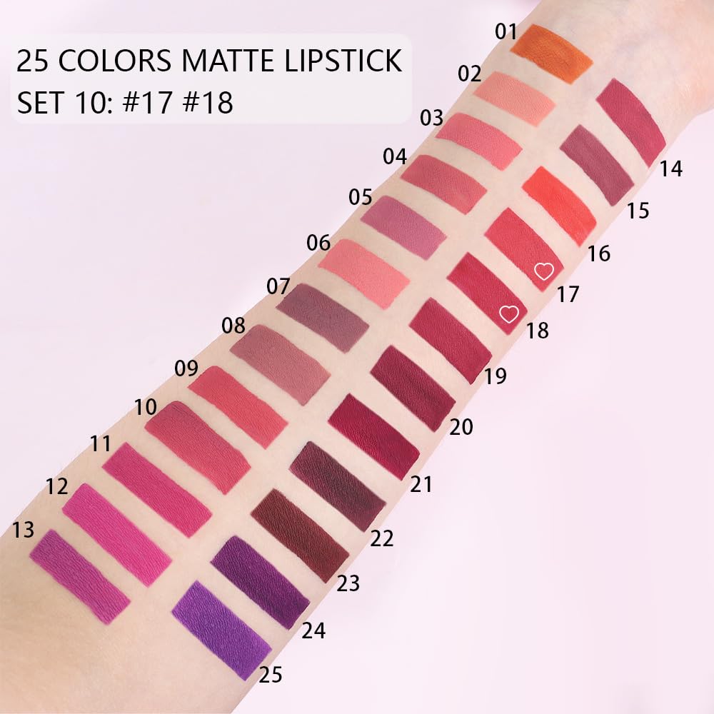 BINGBRUSH Super Matte Longwear No-Budge Stay On Smudge Proof Liquid Lipstick Long Lasting Makeup
