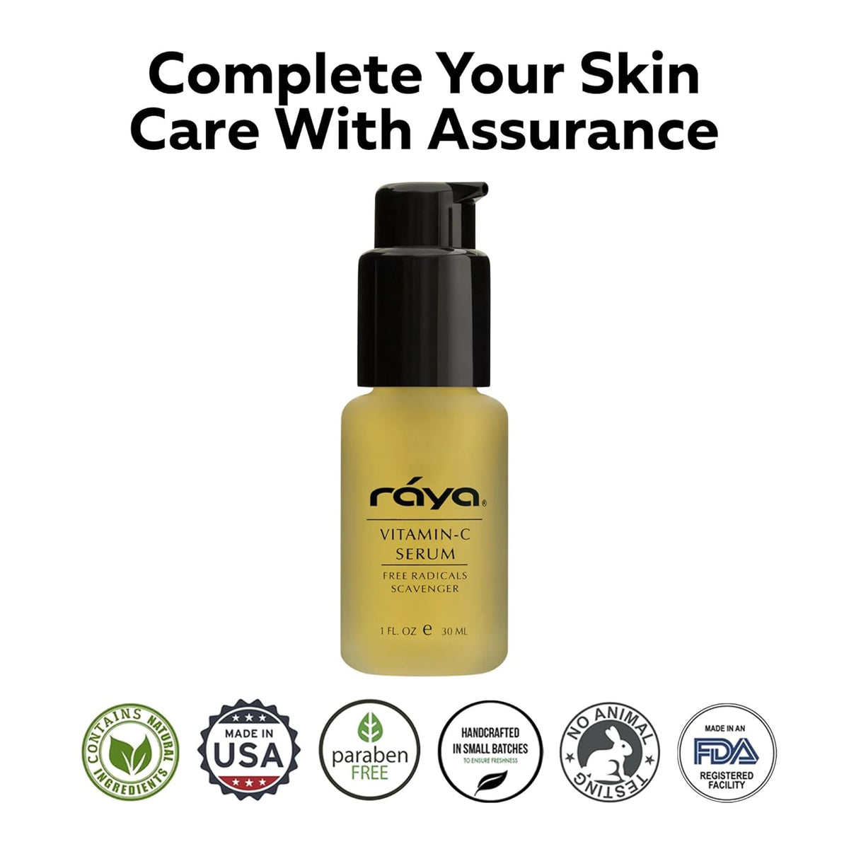 RAYA Advanced Anti-Aging Face Serum | Radiance-Boosting, Lightening Serum for All Skin Types |