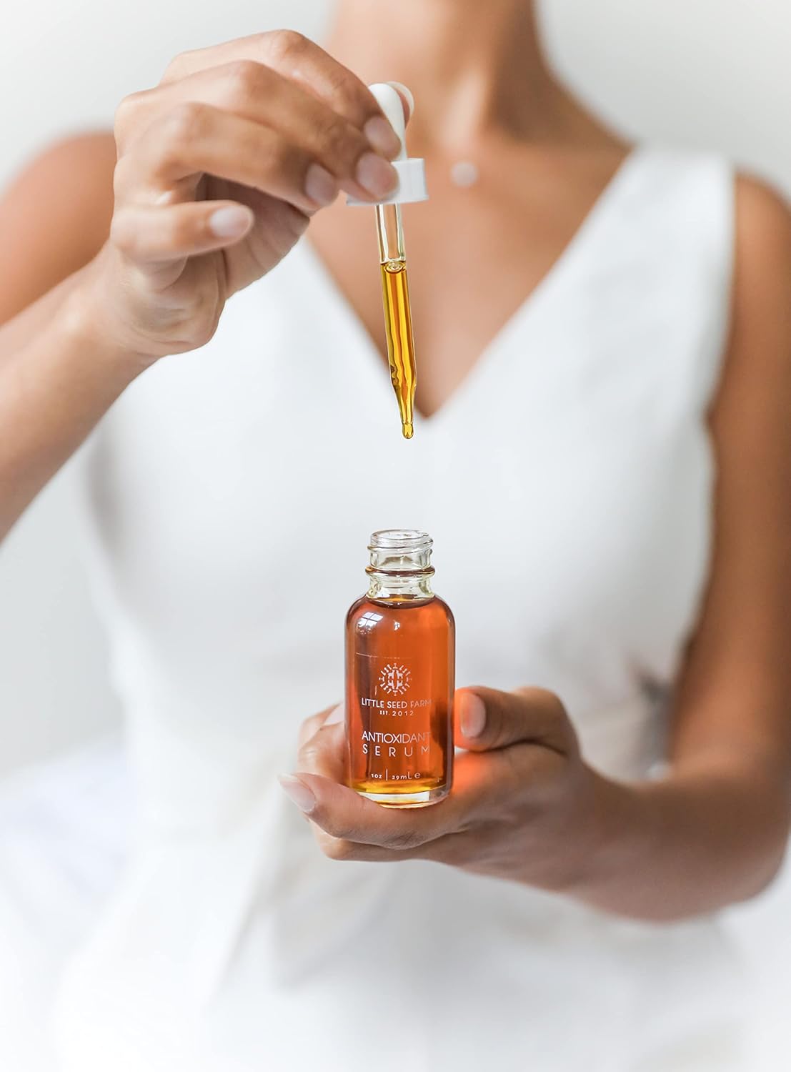 Little Seed Farm - Antioxidant Serum - Antioxidant Facial Serum for Dry & Aging Skin – Nourishing &