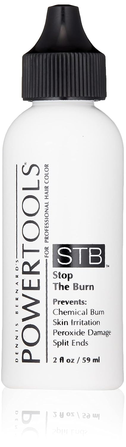 POWERTOOLS STB, The Original Stop The Burn 2 oz | Mix Directly Into Hair Color Formula To Lessen