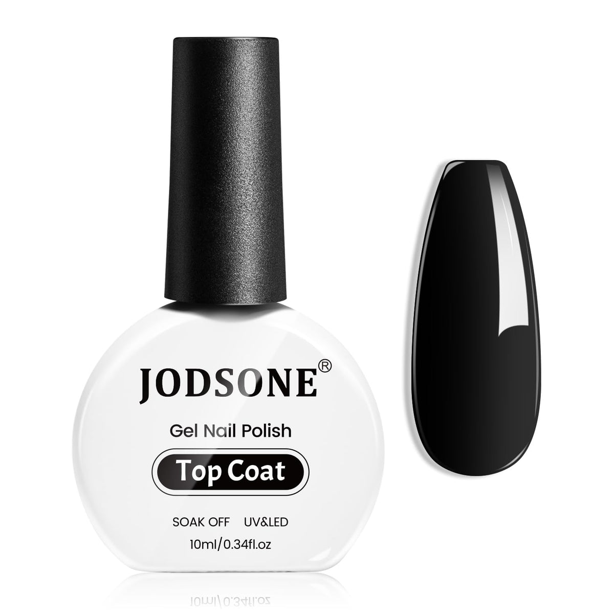 JODSONE 10ML Top Coat Gel Polish High Gloss Shine Finish Long Lasting Gel Nail Polish Professional