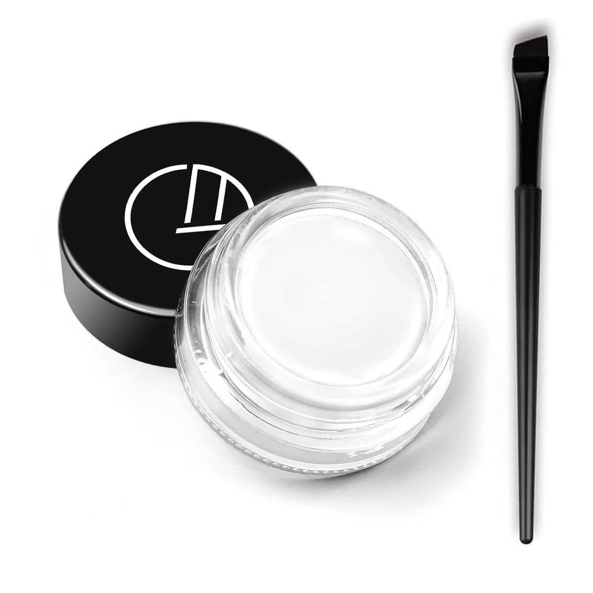 Eyeliner Gel Set,Long Lasting Waterproof With 5.51 IN Long Eyeliner Brush,High-Intensity Pigments