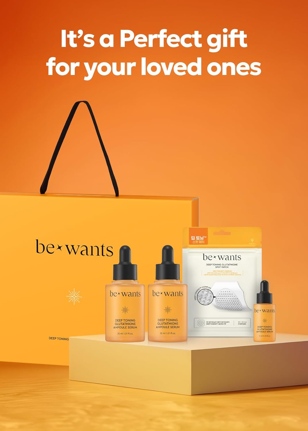 [K-Beauty] Bewants Deep Toning Glutathione Ampoule Serum | Korean Skincare with Vitamin C &