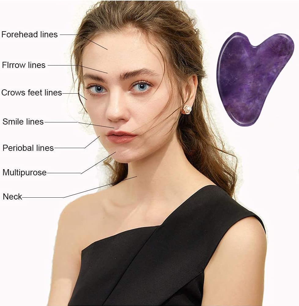 Ditind Gua Sha, Gua Sha Facial Tools, Guasha Tool for Face Tighten Skin, Gua Sha Massage Beauty