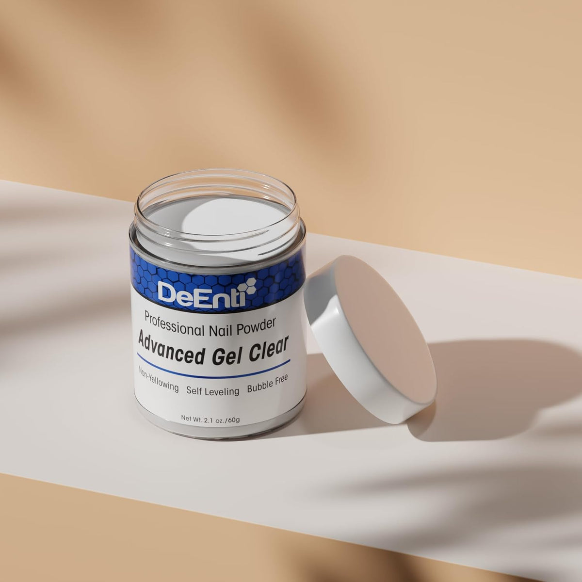 Acrylic Nail Powder, 2oz Crystal Clear Acrylic Powder Dip for Nails, Long Lasting Salon Quality