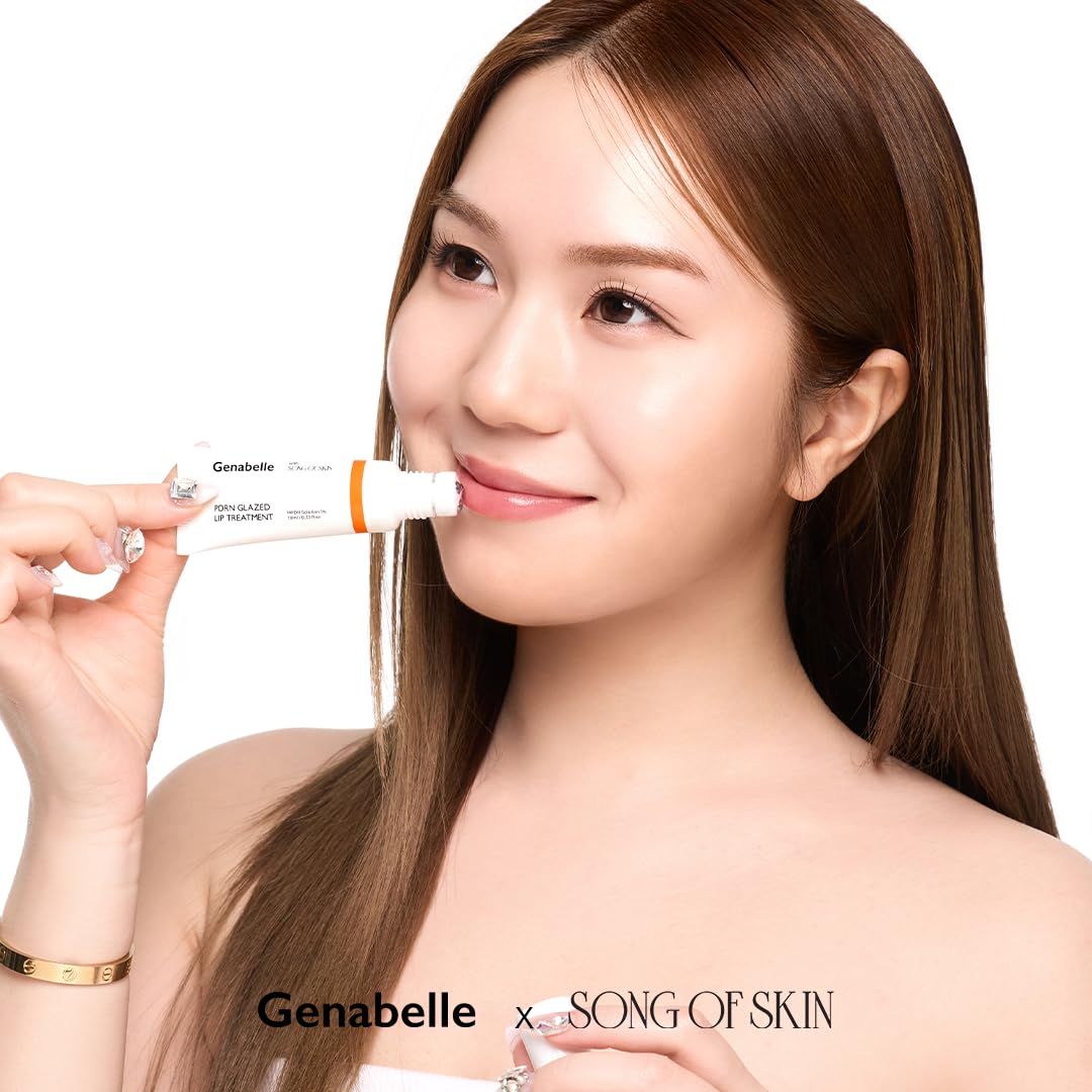 PDRN Glazed Lip Treatment – Hydrating & Plumping Lip Balm with PDRN & Peptides for Soft, Glossy