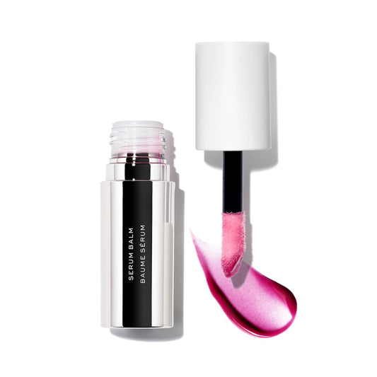 MAKE Beauty Serum Balm Hydrating Lip Oil. Vegan Moisturizing Lip Gloss with Plumping Effect. Lip